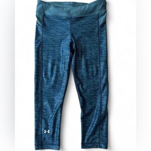 Under Armour Women’s Blue Patterned Athletic Capri Leggings